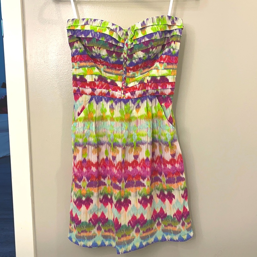 Charlie Jade Strapless Dress XS